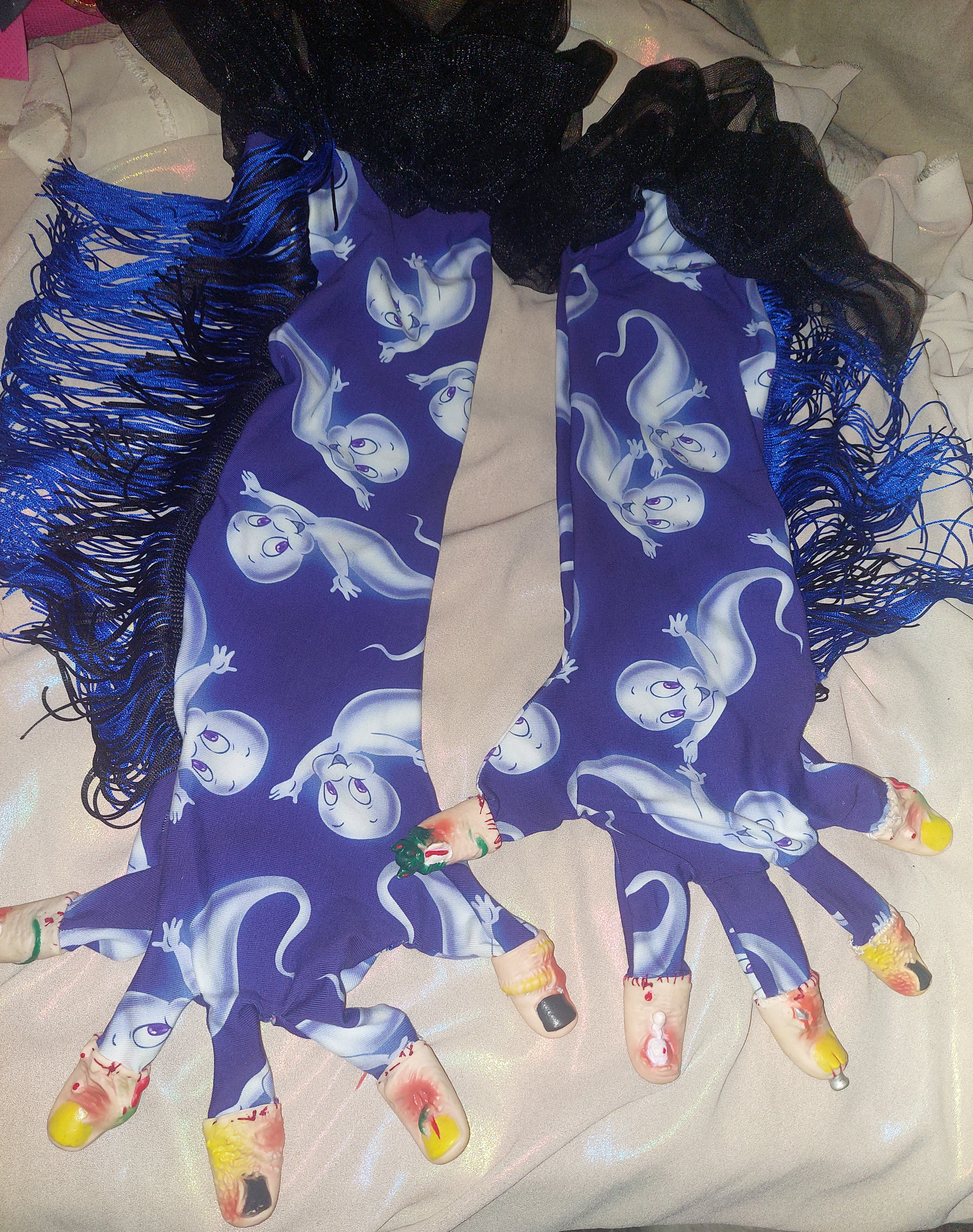 Casper themed gloves!