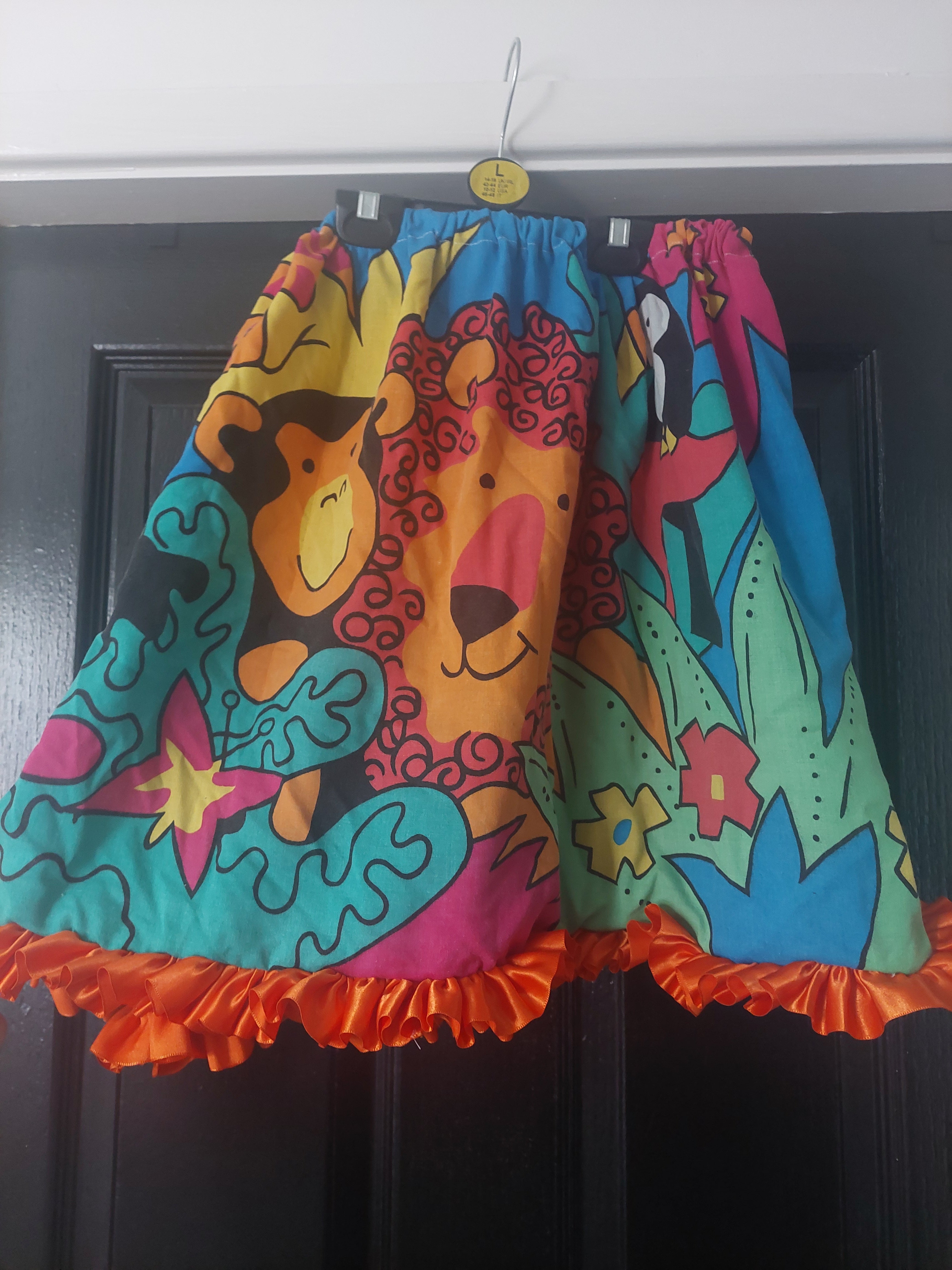 Upcycled Jungle skirt