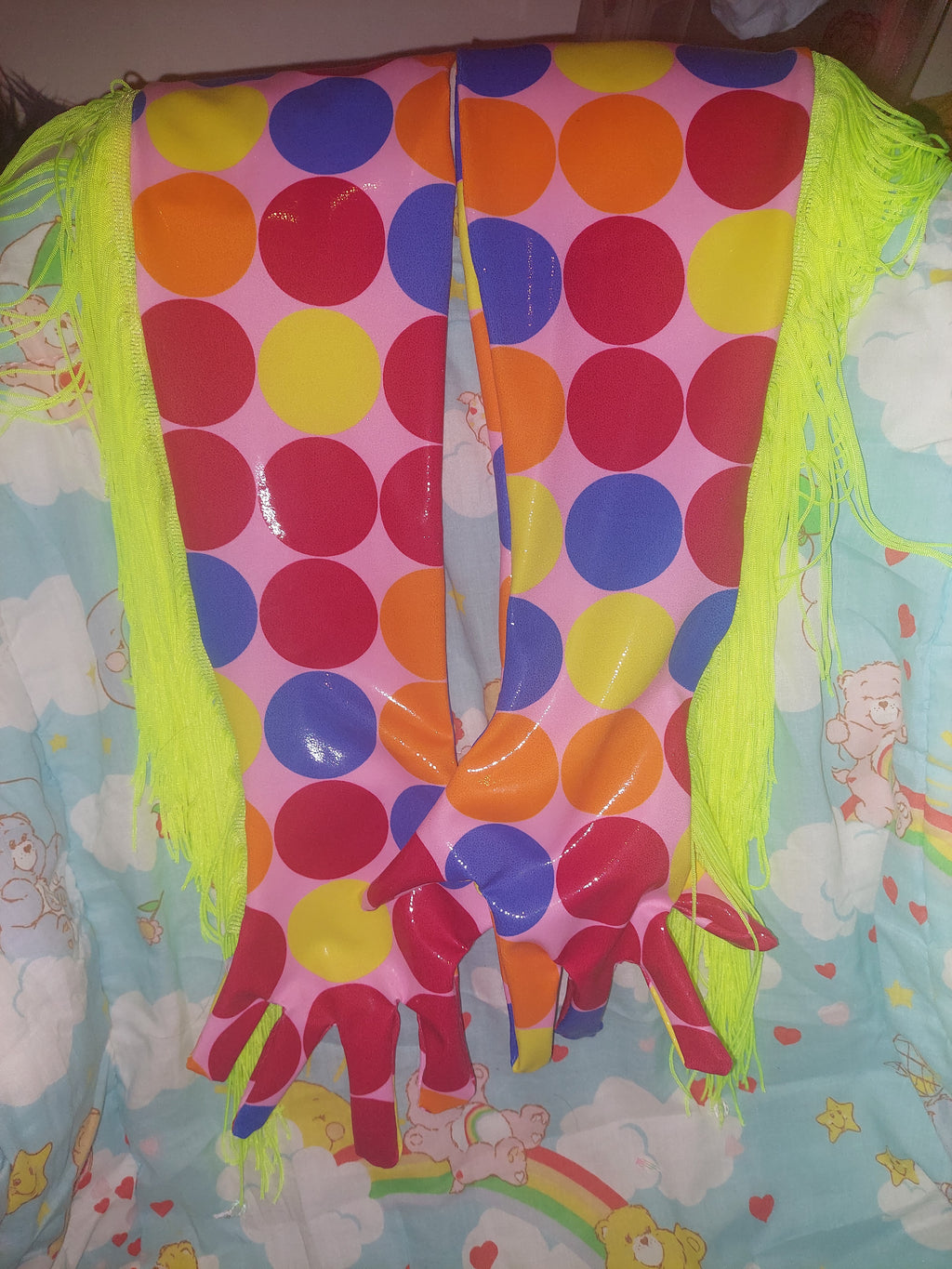 Handmade Pop Art style gloves!