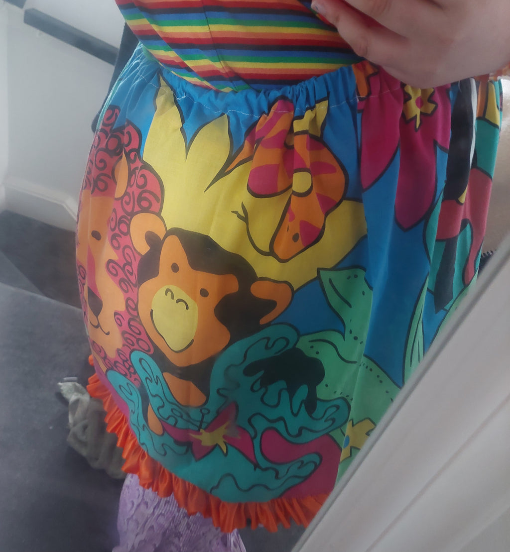 Upcycled Jungle skirt