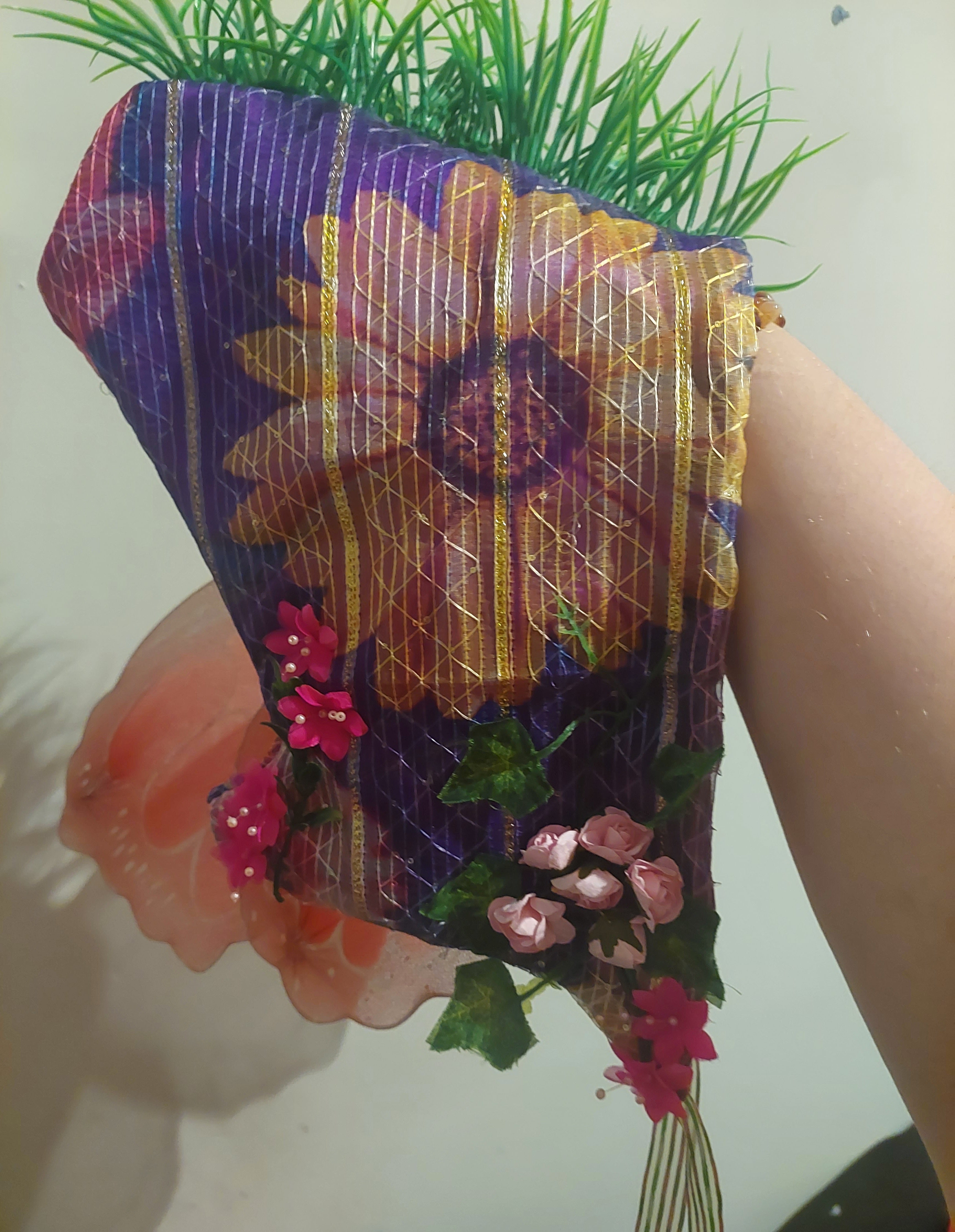 Handmade flowery nature bonnet!
