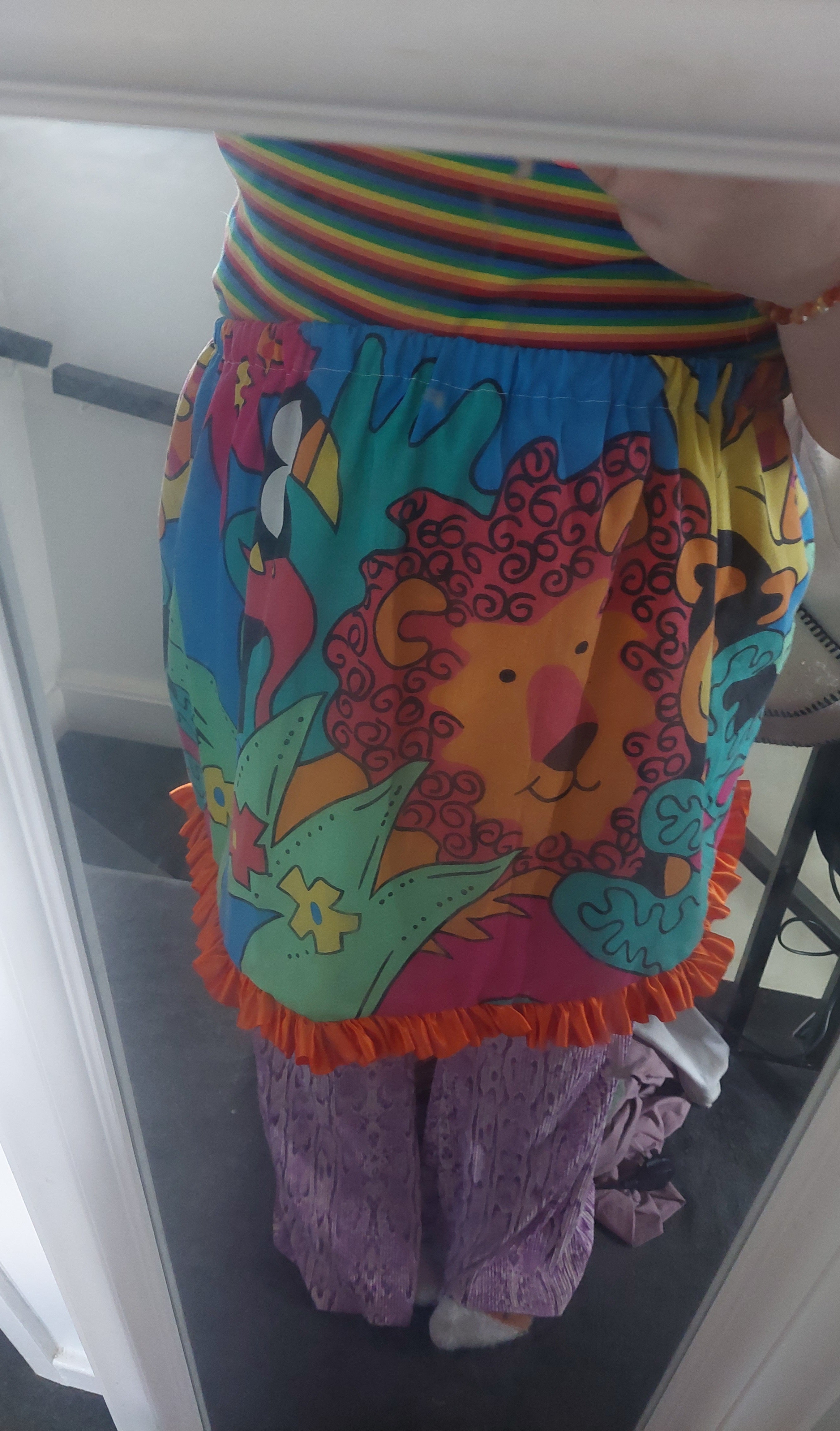 Upcycled Jungle skirt